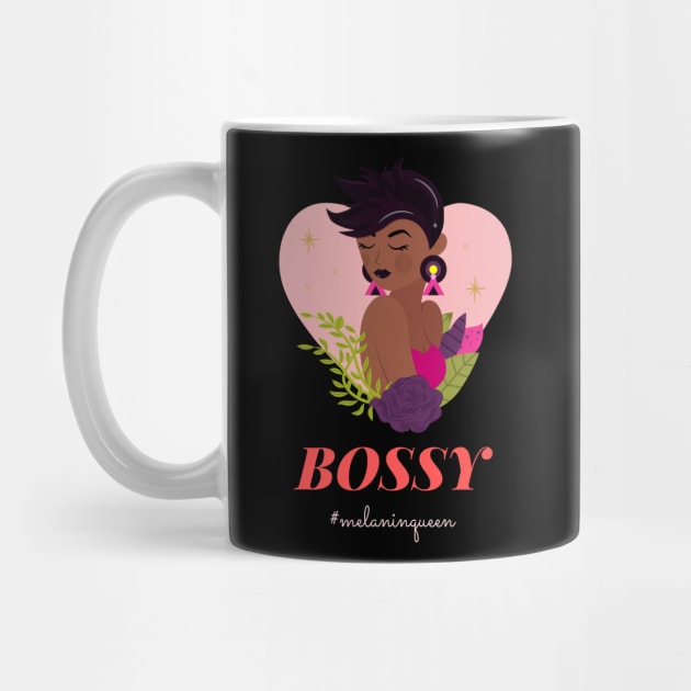 Bossy Melanin Queen Girl Empowerment by Art Deck